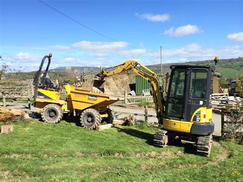 Mini Digger Hire in Lynton and Lynmouth 